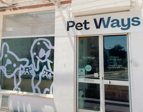 Fachada da clínica Pet Ways de Alfragide